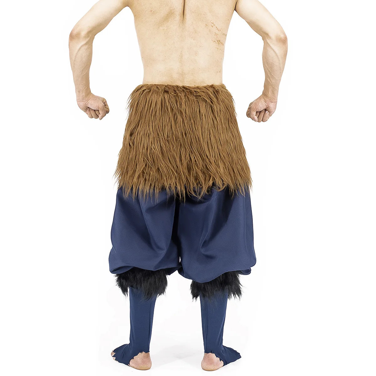 Demon Slayer Cosplay Kimetsu no Yaiba Hashibira Inosuke Costume Pants Apron Leg Band Halloween Trousers | Тематическая одежда и