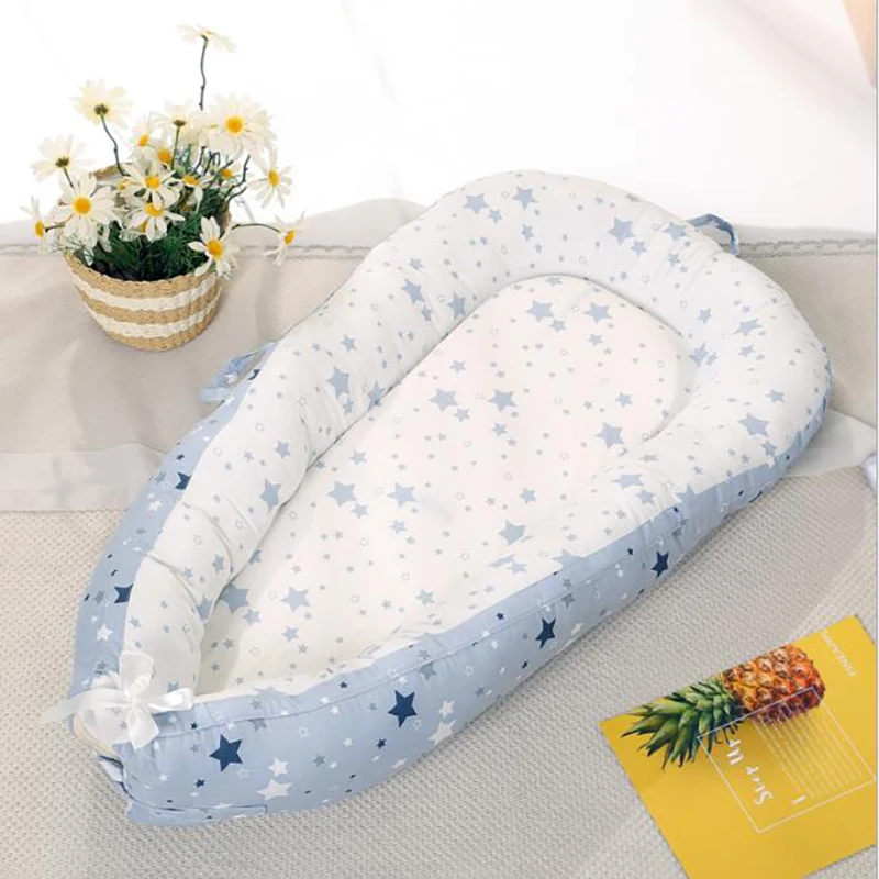 

Baby Care Travel Crib Portable infant Bed Bumpers Cotton Newborn Sleeping Basket Mattress Protection Pad Foldable YAN008