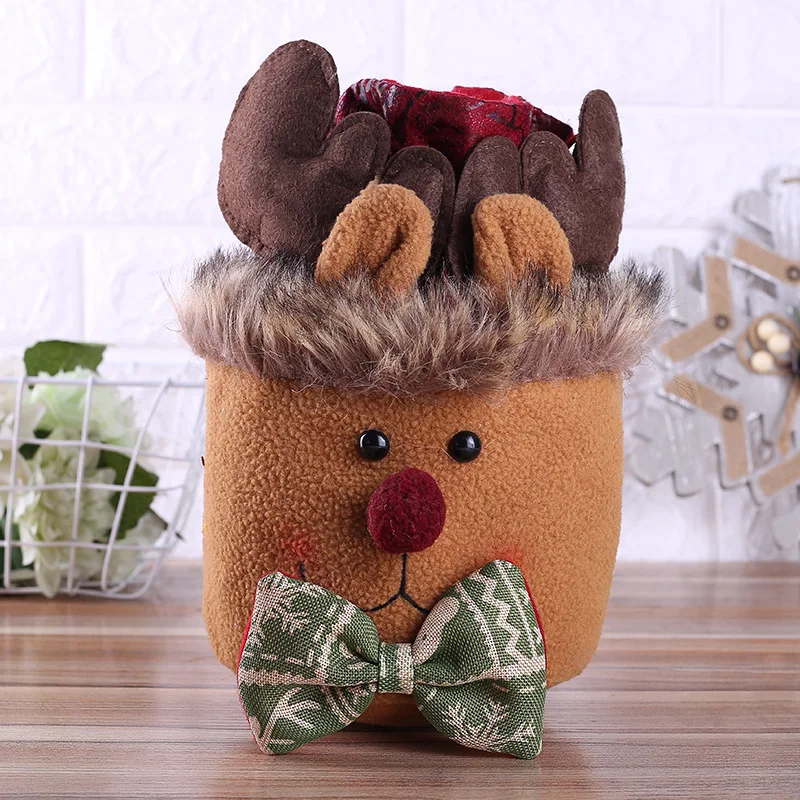 Рождественские подарочные пакеты сумки для рождественской елки Упаковочная