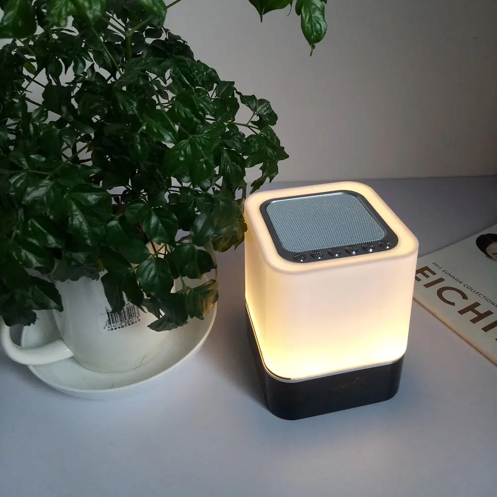 Лампа с Bluetooth динамиком светодиодный сенсорный светильник портативная