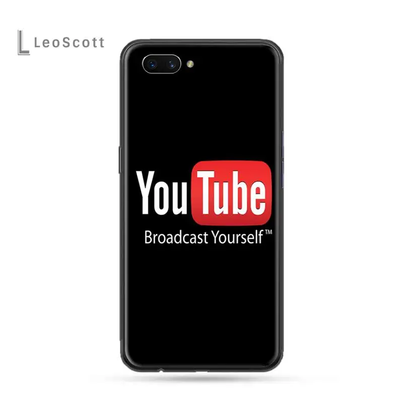 

Youtube UNIQUE DESIGN Phone Case For OPPO F 1S 7 9 K1 A77 F3 RENO F11 A5 A9 2020 A73S R15 REALME PRO