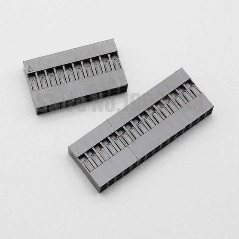 100pcs Dupont Connector 4 6 8 10 12 14 16 18 20 pin Dual row 2x3 2.54mm Plastic Shell Jumper Wire Cable Housing |