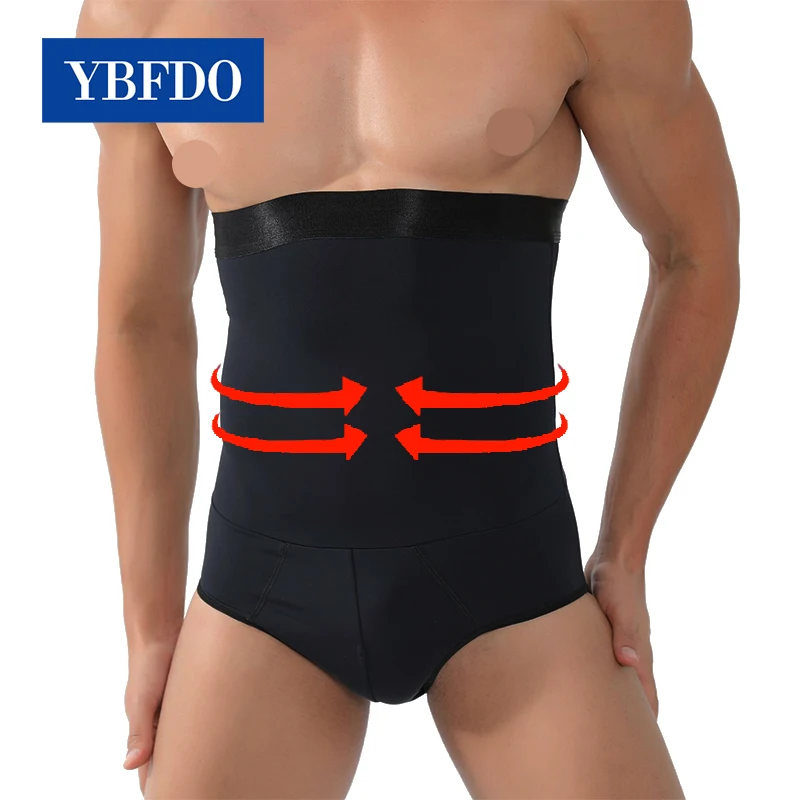 

YBFDO Мужские штаны для подтяжки бедер талии Формирующие брюки для живота Утягивающие трусы противоскользящие с высокой талией Abdo Мужские шт...