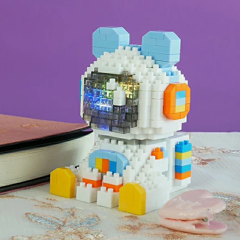 

Детский конструктор «космический Медведь» со светодиодсветильник кой