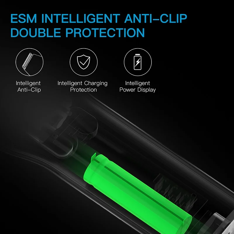 Машинка для стрижки волос ENCHEN Мужская электрическая Беспроводная взрослых и