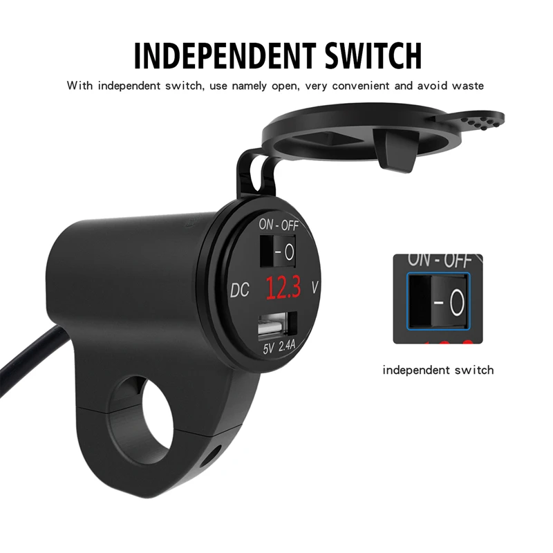 LMoDri мотоцикл мобильный телефон зарядное устройство алюминиевый сплав