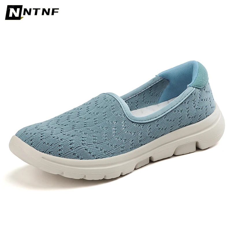 

Healthy Walking Shoes Women Flat Ladies Loafers Non-Slip Soft Mesh Outdoor Female Boat Shoes Sneakers Women Tenis De Mujer