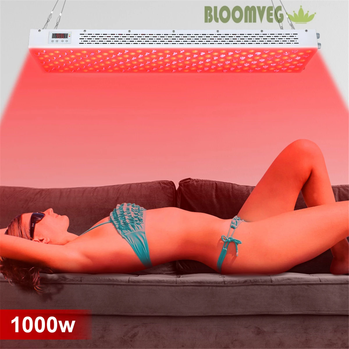 New 300W 600W 1000W 1500W Panel Full Body Red LED Light Therapy 630nm 660nm 810nm 830nm 850nm Infrared Lamp Grow |