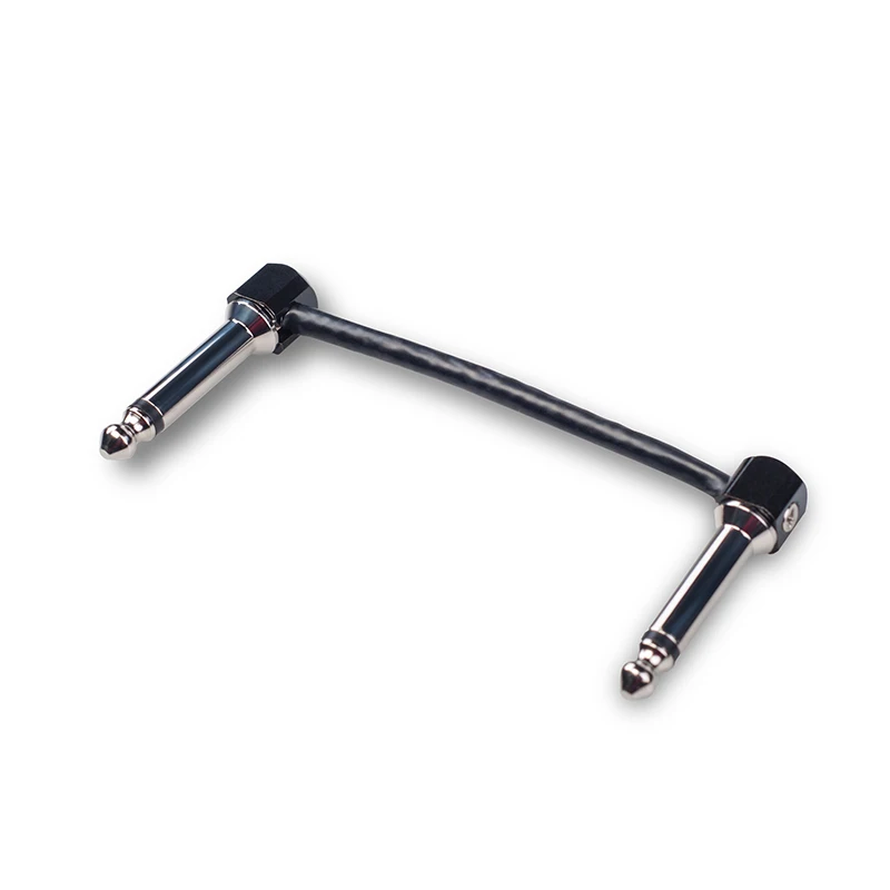 

JOYO CM-16 8CM Guitar Effect Pedal Cable For Guitar Professional Line 6.35mm Shielded Mono Cable Screening Right Angle Plug