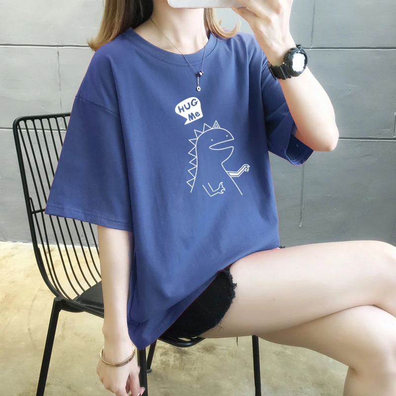 

2020 Tops T Shirt Women Cotton Female Tshirt red