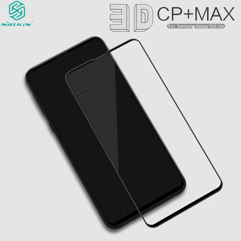 Закаленное стекло Nillkin для Samsung Galaxy S10 Plus + S10E 3D CP MAX полное покрытие Защита экрана
