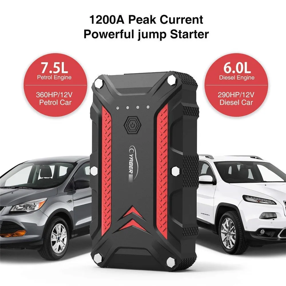 Yaber стартер аварийный для автомобиля аккумулятор Power Bank авто усилитель настоящий