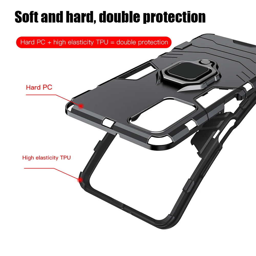 KEYSION Shockproof Case For Honor 10X Lite 20 10i 8X Phone Cover for Huawei P40 Pro P Smart 2021 Y7A Y9A Y8S NOVA 8 SE P30 Lite