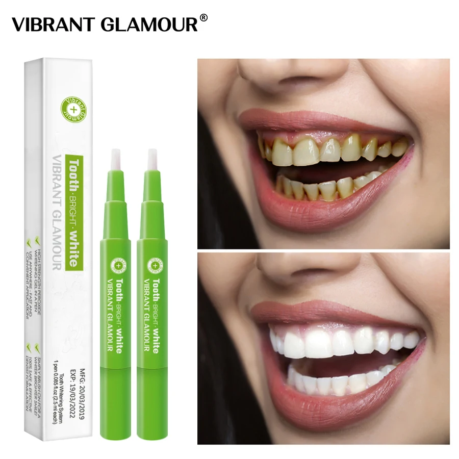 Ручка для отбеливания зубов 2 шт. прибор ухода за зубами гигиены полости рта гель