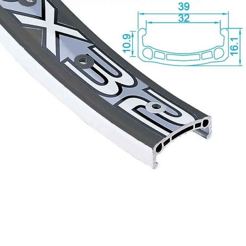 Обод 24&quot DX32 Alexrims 14Gx32H двойной пистонированный алюминиевый чёрный/330012|Обода| |