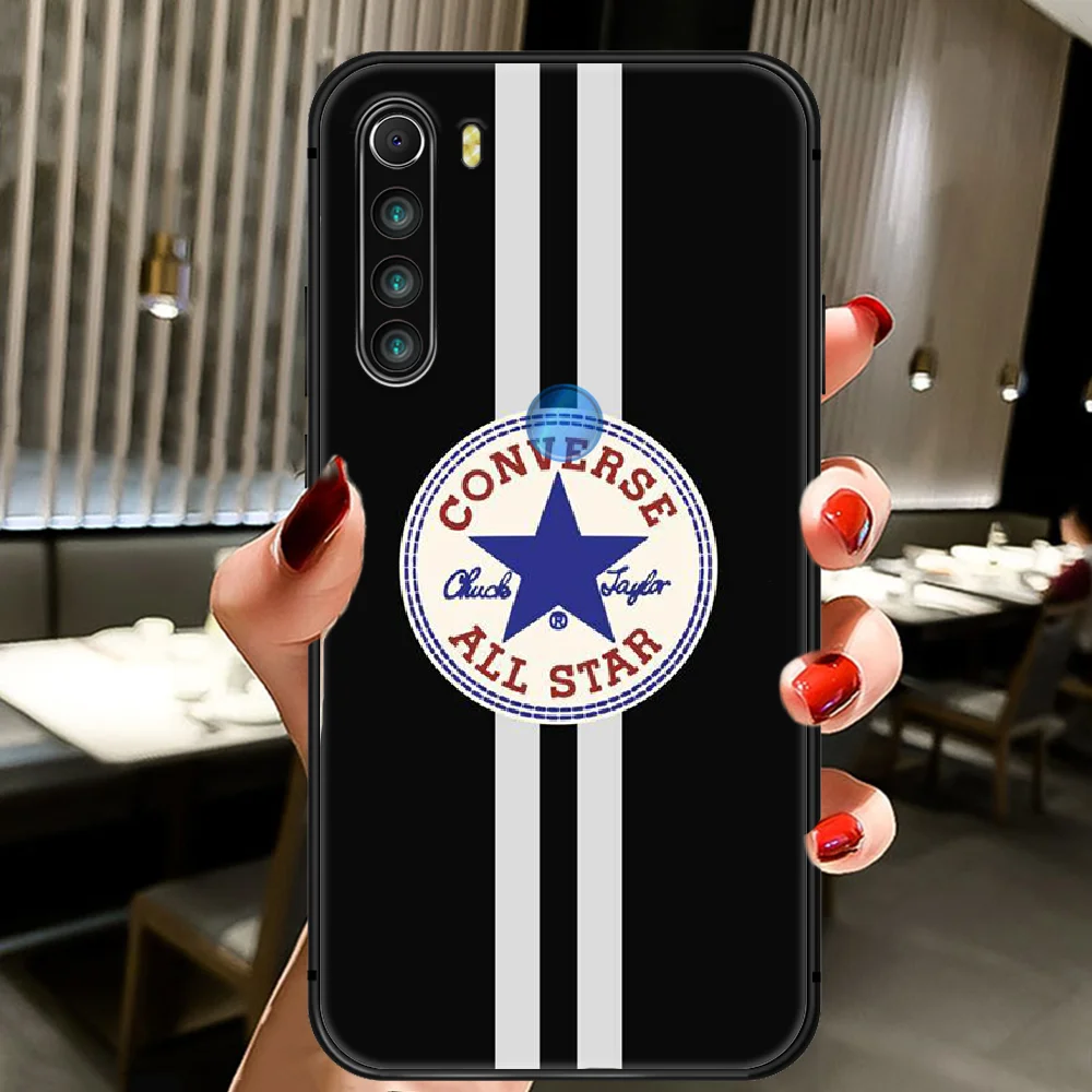 

Trendy Luxury Brand Conv Phone Case Cover Hull For XIAOMI Redmi 7a 8a S2 K20 NOTE 5 5a 6 7 8 8t 9 9s Pro Max black Coque 3D Back