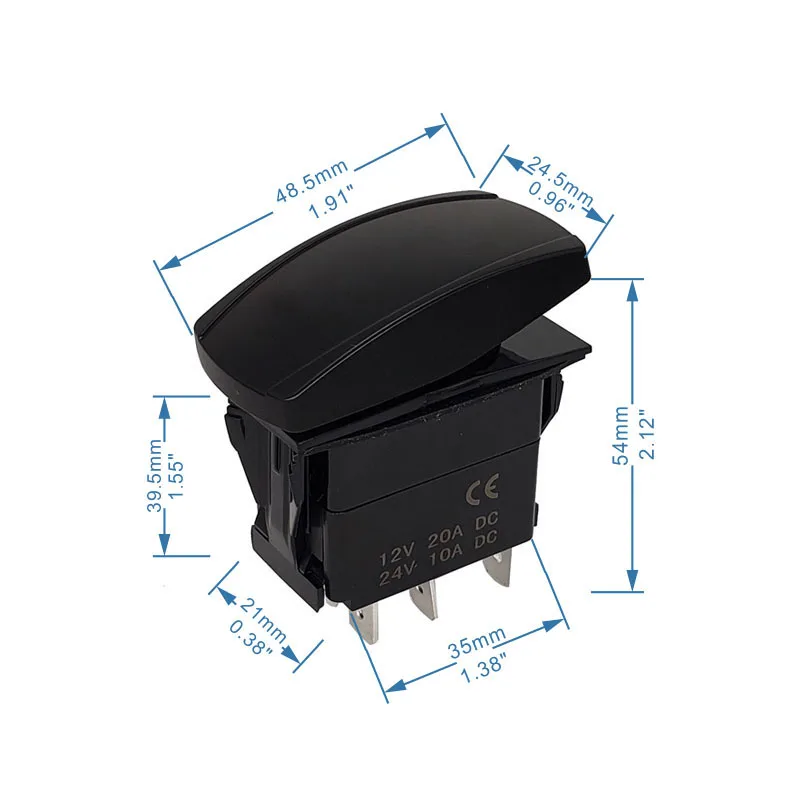 5 Pin 12V автомобиль лодка светодиодный светильник бар переключатель стиль Carling