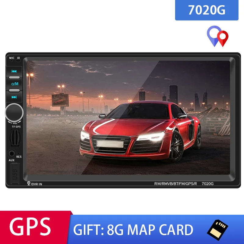 Автомагнитола 2Din 7 &quotHD плеер MP5 с сенсорным экраном цифровой дисплей Bluetooth