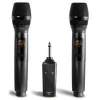 2pcs k380s portable wireless mic karaoke ktv party music singing microphones