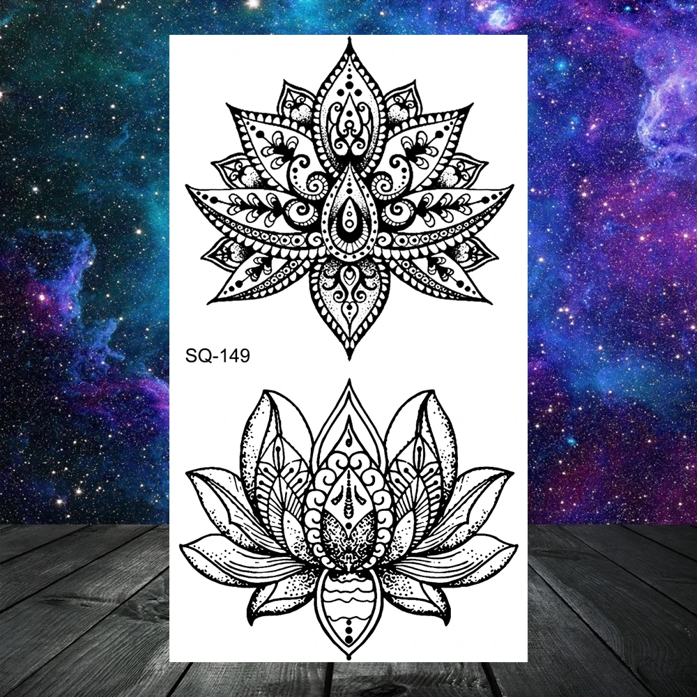 Временные татуировки для женщин и мужчин маленькие морские волнистые звезды