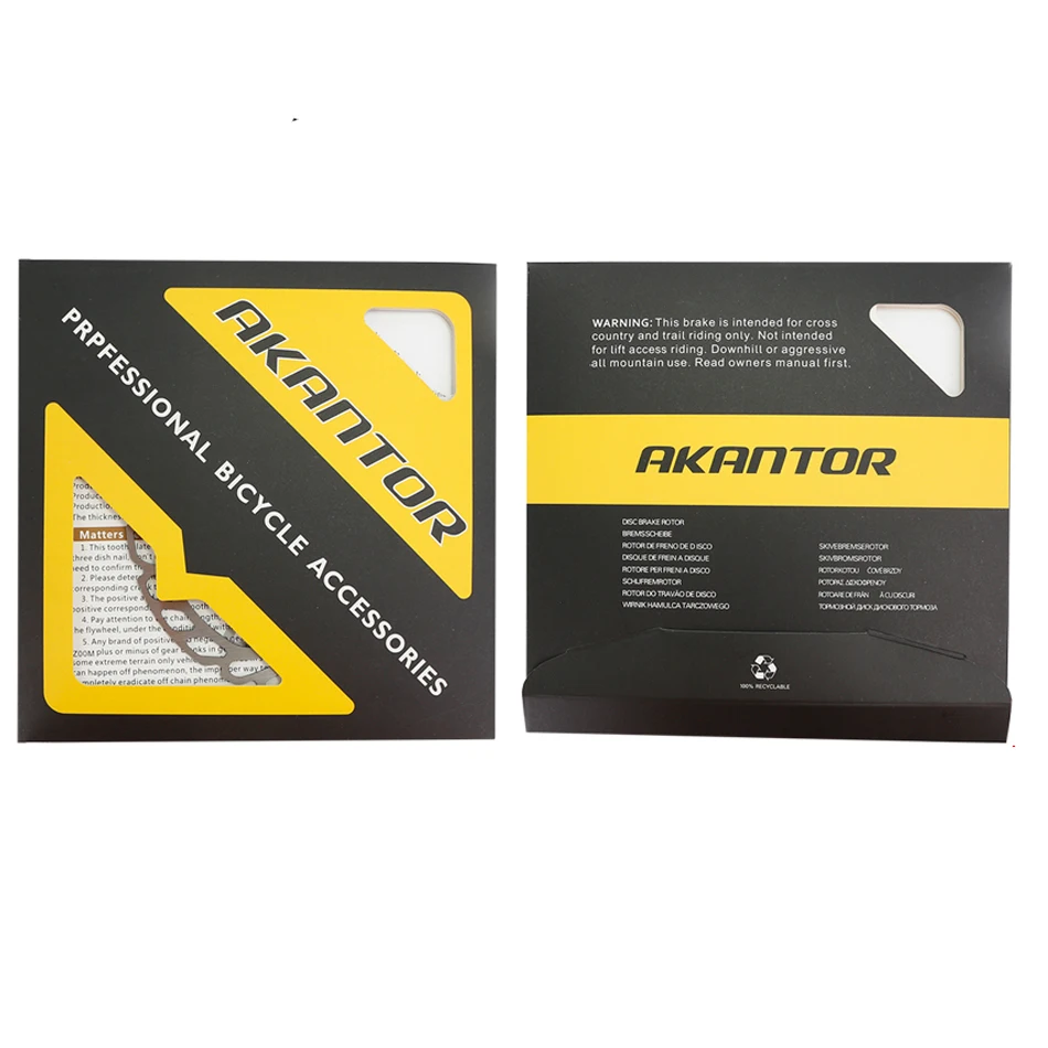 

2 PCS Floating rotor Mountain Bike Brake Rotor 140mm/160mm/180mm/203mm Stainless Steel Rotor MTB Disc Brake Pad