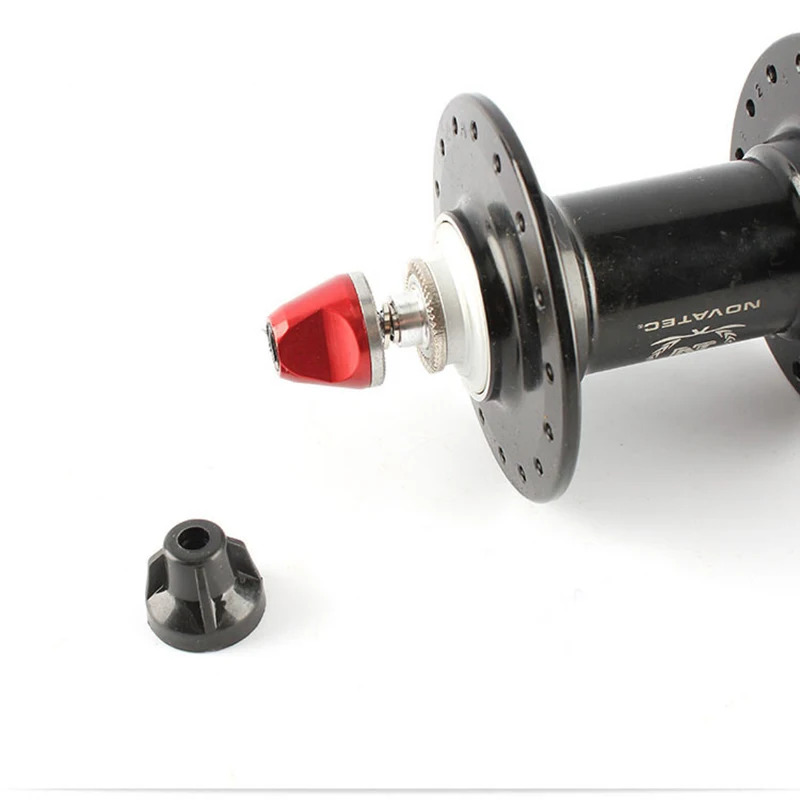 Горный велосипед центром Quick Release вал гайки винт Кепки неразвинчивающиеся