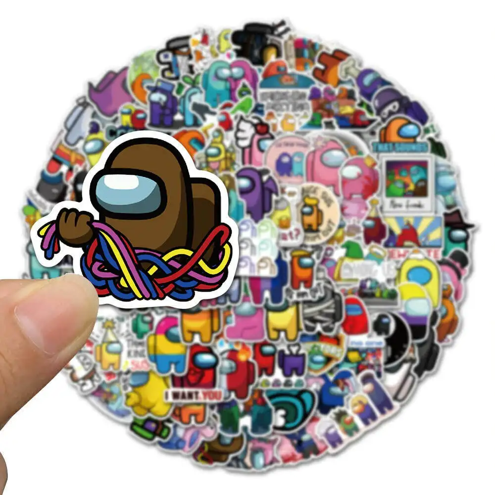 100 шт. среди наклеек плюшевая игрушка ноутбук чемодан телефон наклейки на