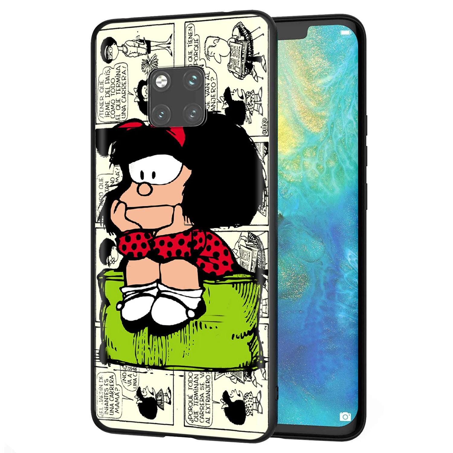YIMAOC Mafalda чехол для Huawei Mate 30 20 Honor Y7 7a 7c 8c 8x9 10 Nova 3i 3 Lite Pro Y6 2018 P30 P smart | Мобильные