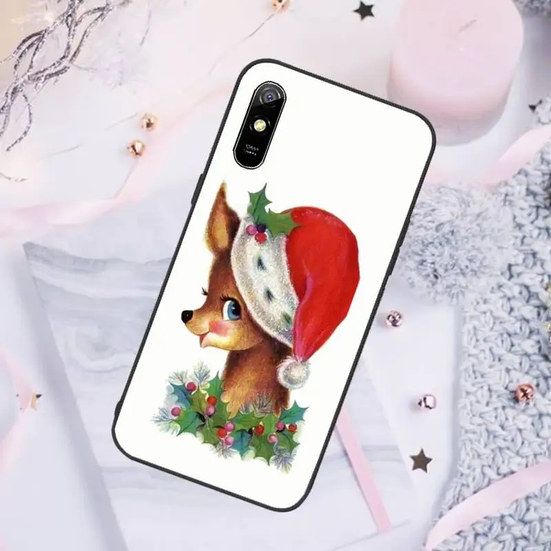 

Merry Christmas Vintage art santa claus Phone Case For Xiaomi Mi Redmi Note 7 8 9 pro 8T 9T 9S 9A 10 Lite pro