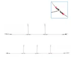 Поводок для рыбалки, из нержавеющей стали, с поводком и поводком, 36 шт.