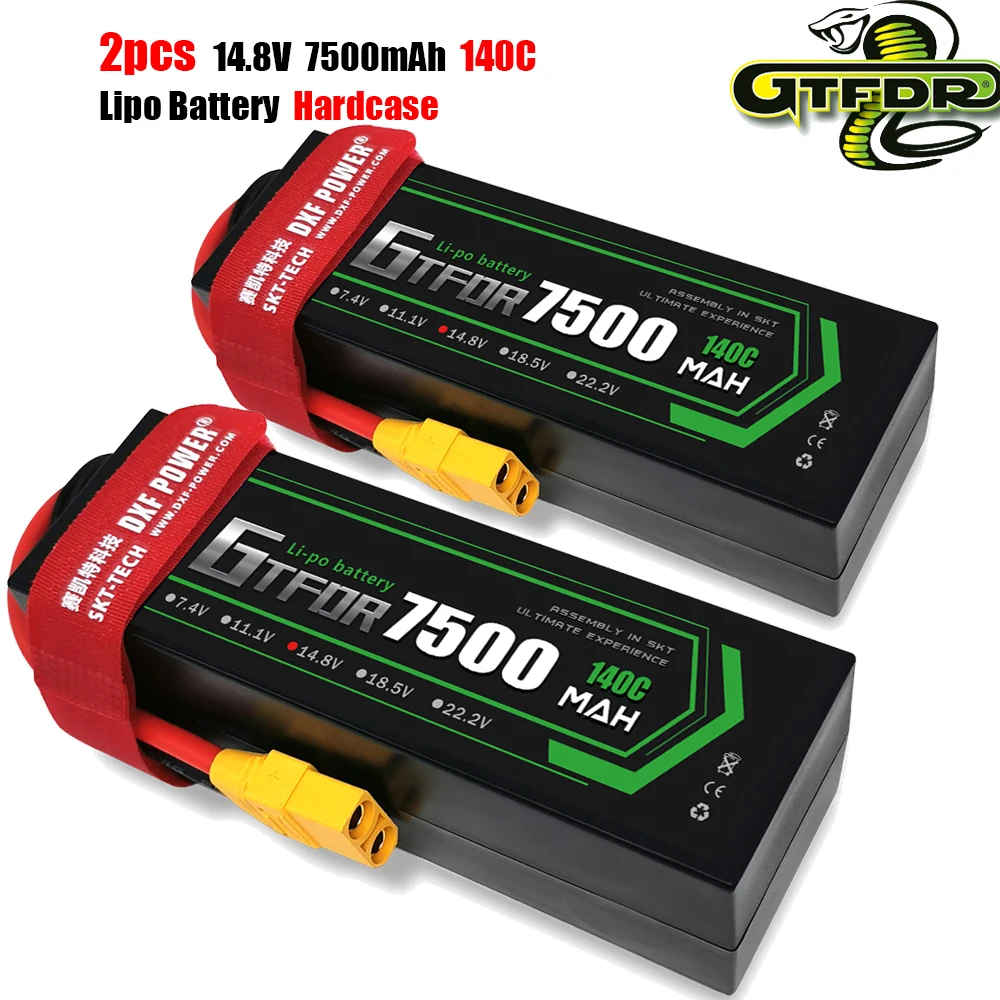 GTFDR 3S 4S Lipo аккумулятор 11 1 В 14 8 в 15 2 6750 мАч 8000 7500 6400 100C 200C 140C 280C 130C 260C для