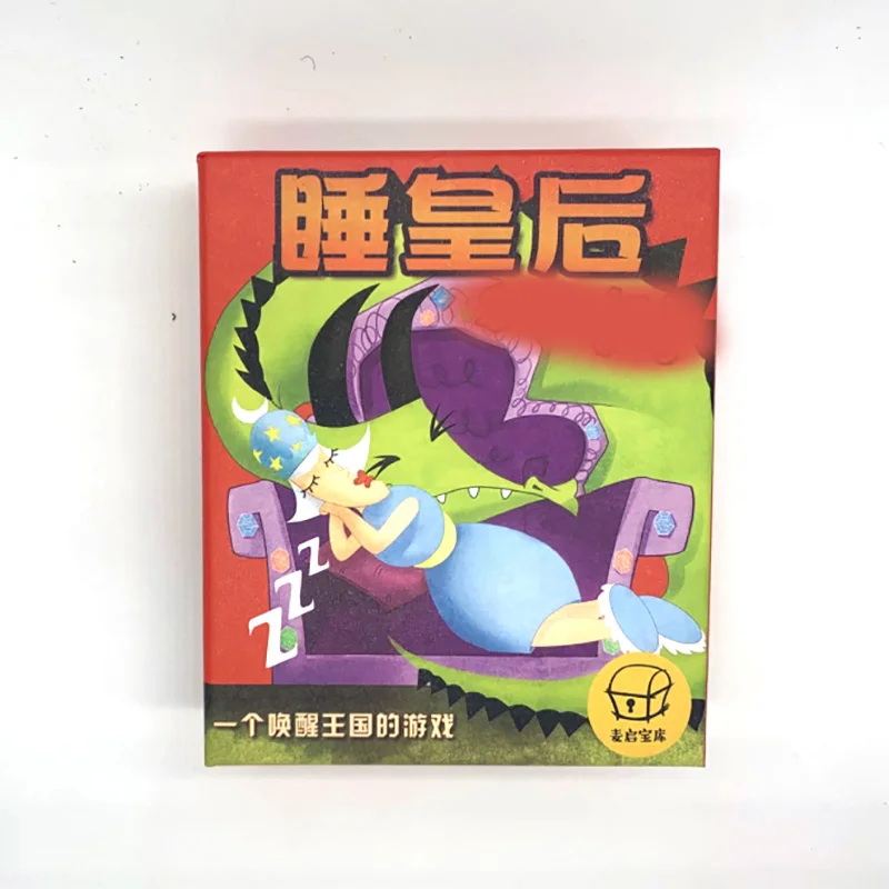 Настольная игра Спящая королева английская карточка Детская образовательная