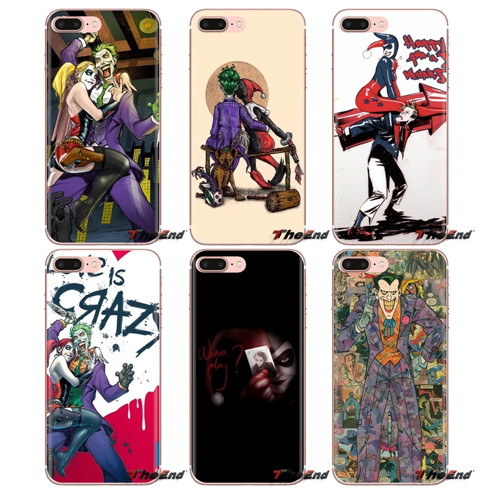 Joker and Harley Quinn For Huawei G7 G8 P7 P8 P9 P10 P20 P30 Lite Mini Pro P Smart Plus 2017 2018 2019 Silicone Phone Shell Case |