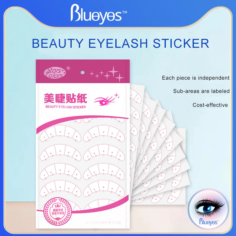 Бумажные патчи Blueyes 3D подушечки под глаза для ресниц бумажные наращивания
