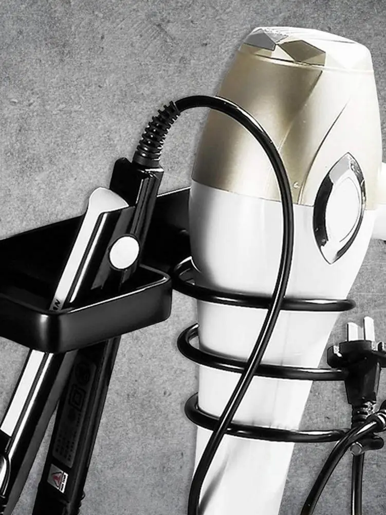 Настенный держатель для сушилки и выпрямителя волос | Обустройство дома