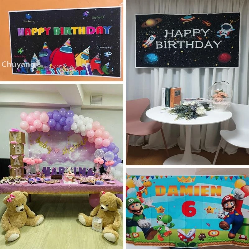 Виниловый фон для детской фотосъемки с изображением красных листьев и дерева |