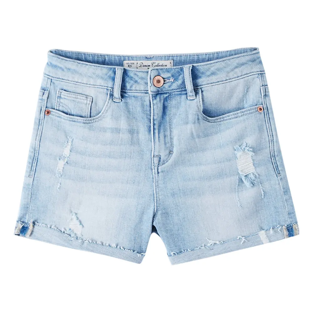 Light Blue Metersbonwe джинсовые шорты для женщин с дырками джинсы новые летние трендовые повседневные шорты с высокой талией модные брендовые короткие джинсы - Цвет: Light Blue