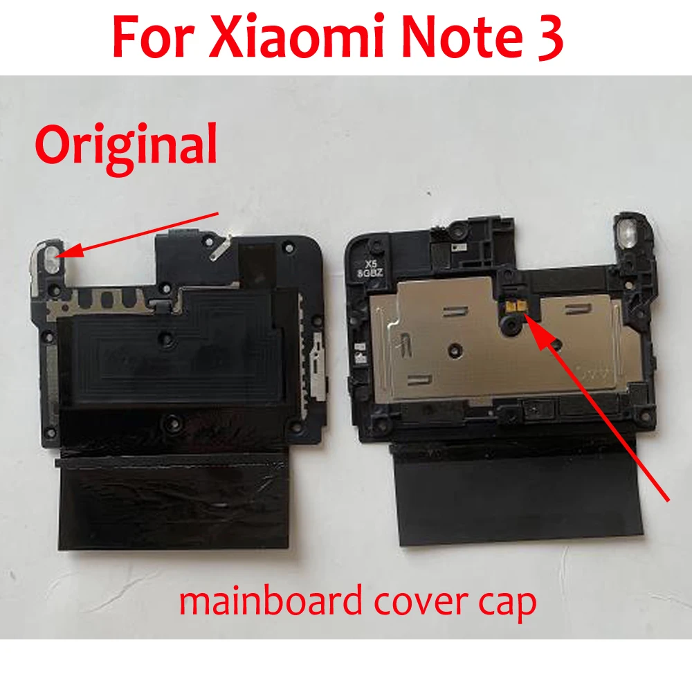 

For Xiaomi Mi NOTE 3 Back Frame shell case cover on the Motherboard and WIFI antenna With NFC repair parts For Xiaomi Mi NOTE3