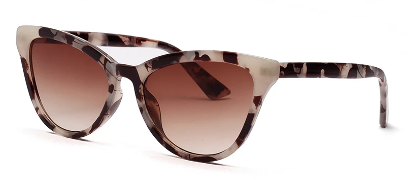 tortoise frame Peekaboo черепаха женские солнцезащитные очки кошачий глаз Белый Черный Леопард uv400 ретро солнцезащитные очки для женщин Дешевые женские аксессуары - Цвет линз: tortoise frame