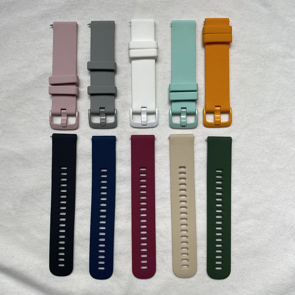 

Sport Strap for Fitbit Sense/Versa 3 Band Classic Soft Silicone Strap for Fitbit Versa 2/Lite Replacement Wristband Accessories