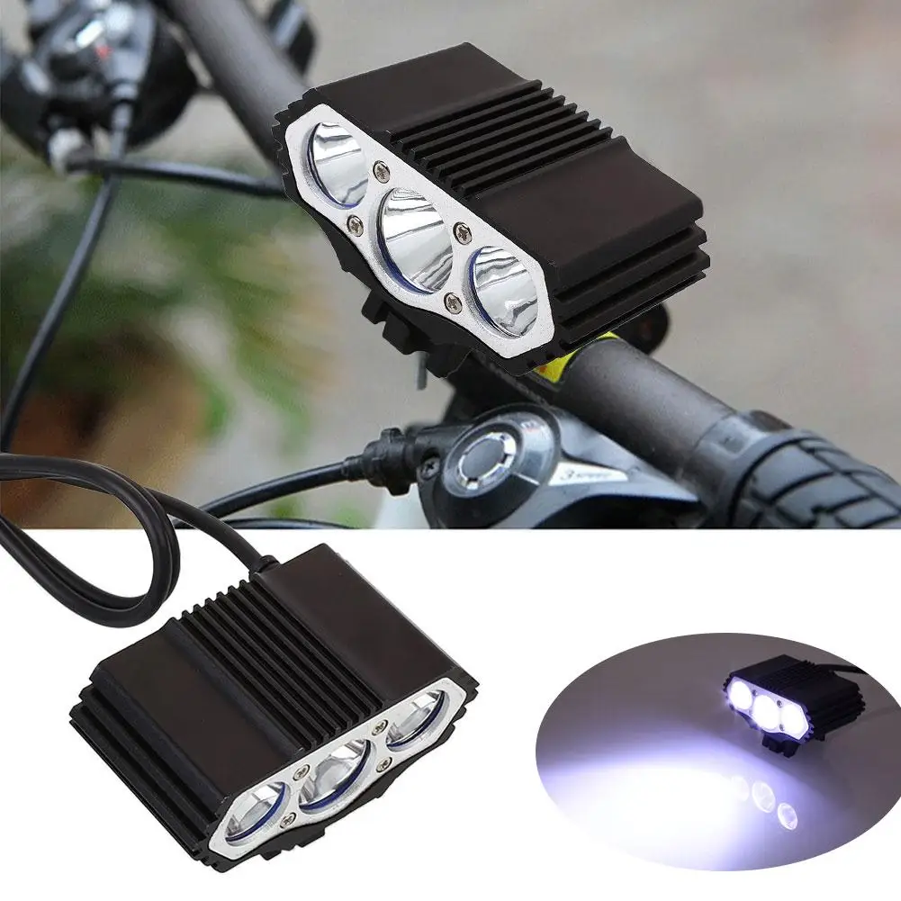 

Bicycle Lamp 3LED 3LED 3LED Accessory Parts Night Cycling Black