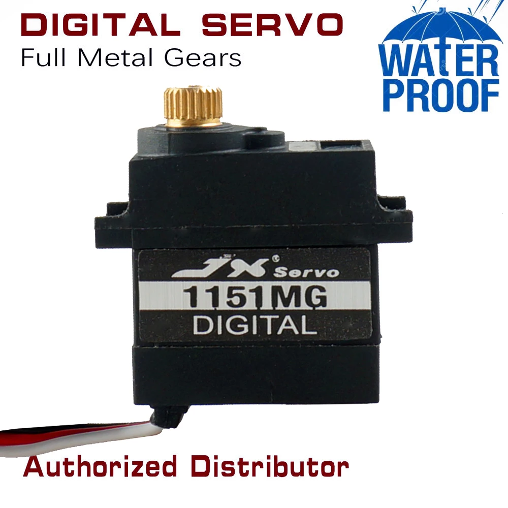 JX водонепроницаемый цифровой металлический корпус с сервоприводом 3 6 кг в для rc