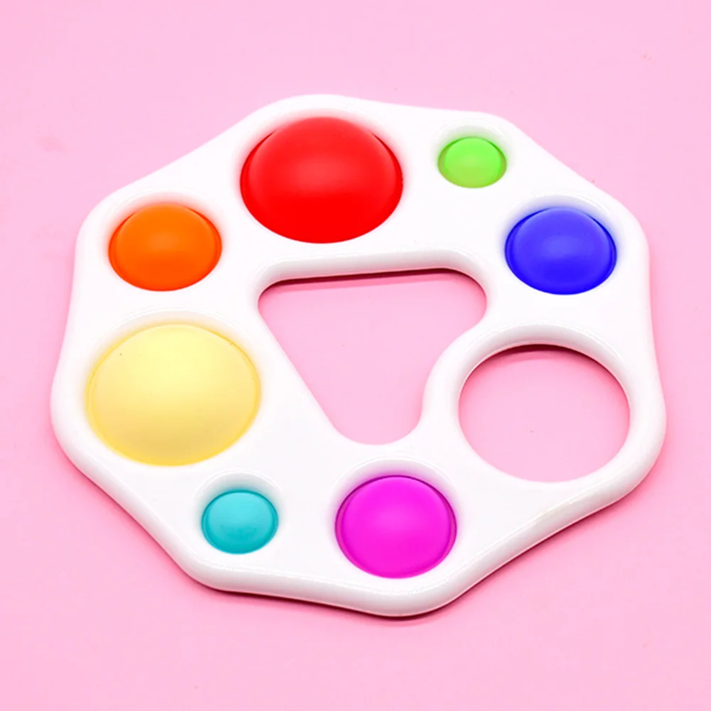 

Colorful Baby Pressing Practice Finger Board Child Decompression Grasping Early Education Pressing Board Baby Toys