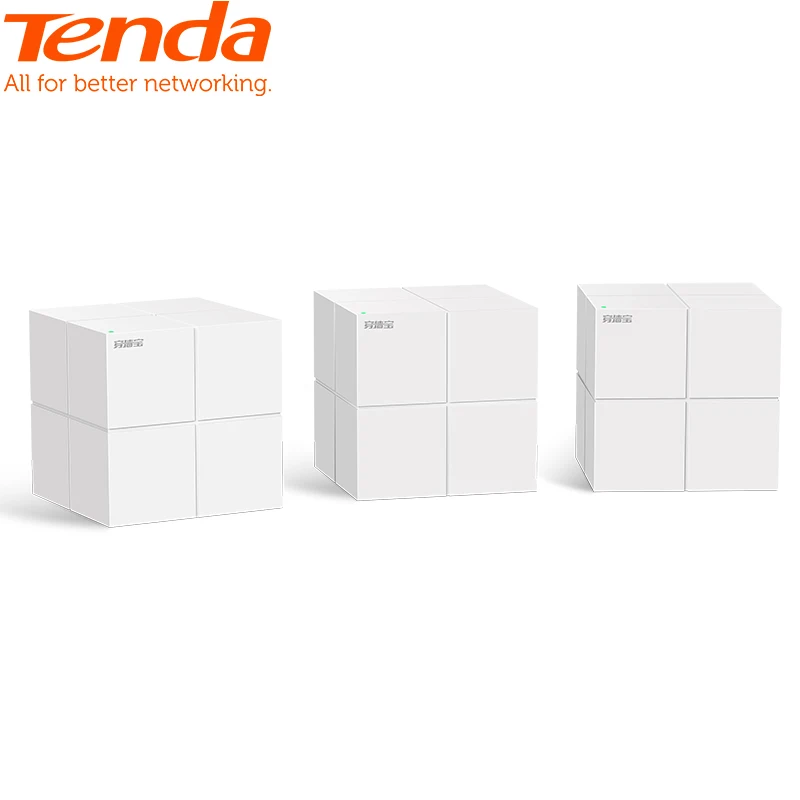 Домашняя система Wi Fi Tenda Nova MW6/MW3 11AC двухдиапазонный беспроводной маршрутизатор
