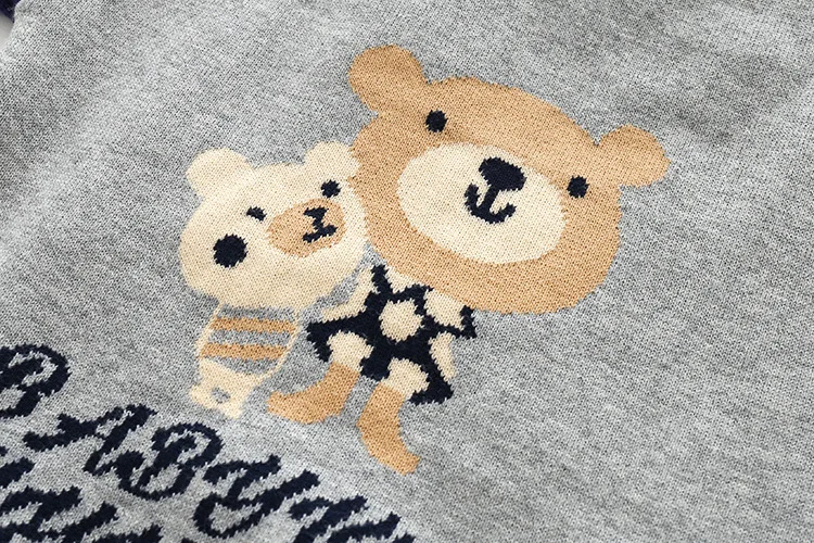 Свитер для мальчиков и девочек Повседневная Верхняя одежда с круглым вырезом