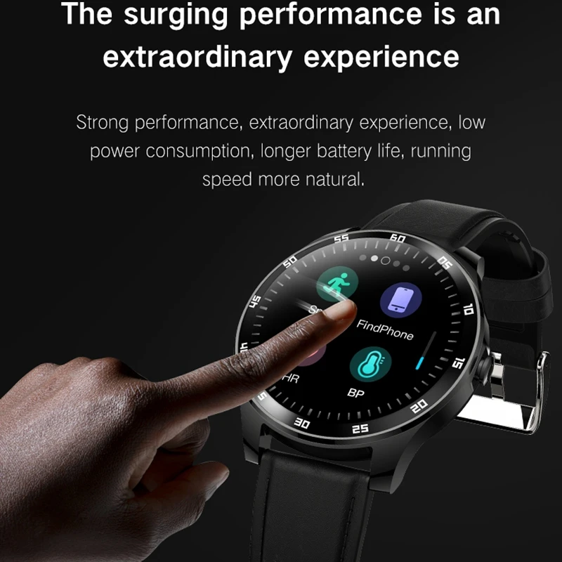 

Smart Watch Multifunctional Bluetooth Full Press Blood Pressure Heart Rate Monitor Business Strap Smartwatch
