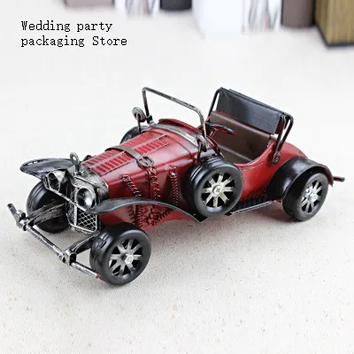 Винтажная классическая модель автомобиля ручной работы украшения железные