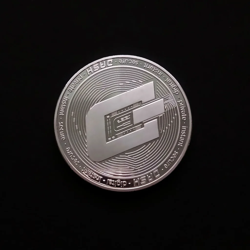 DASH Dark монета виртуальная валюта Биткойн улучшения памятные монеты Металлические