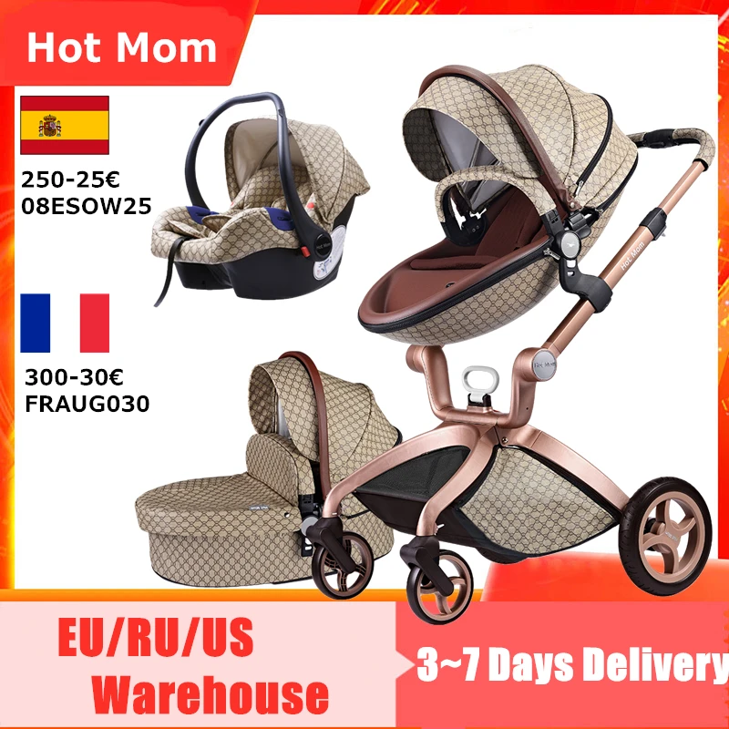 Популярная детская коляска для мамы 3 в 1, популярные Прогулочные коляски с высоким ландшафтом 2021, прогулочная коляска для новорожденных с л...