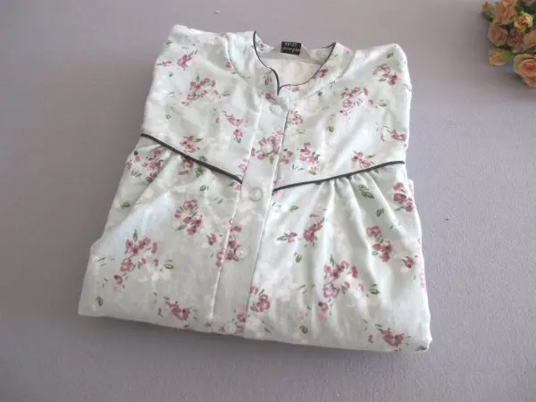 Размера плюс осенняя и зимняя женская модная свободная ночная рубашка с длинным